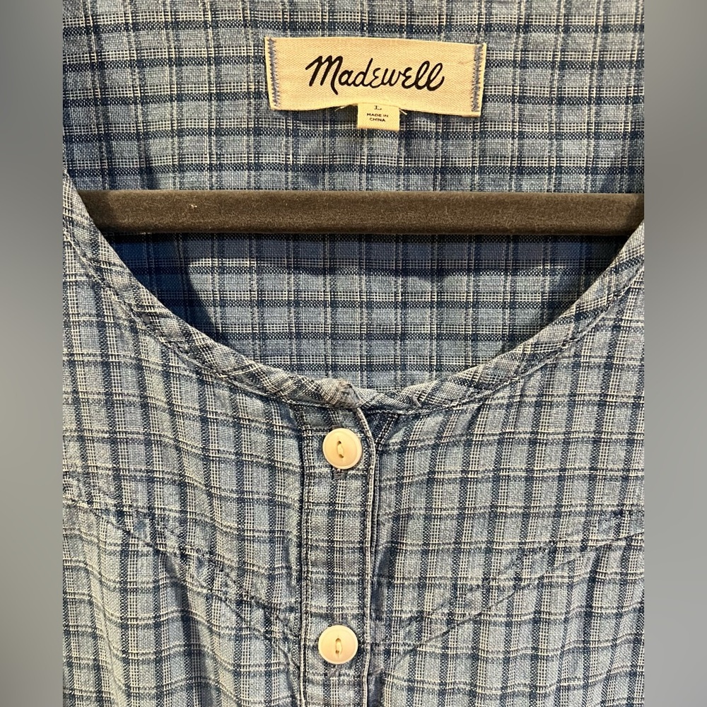 Madewell Chambray Button Down Blouse - image 6